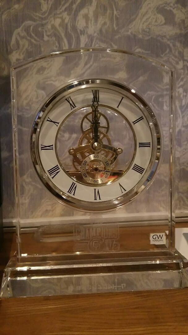 ドラゴンズセ・リーグ連覇記念！マルカート スケルトンクロック【未使用】