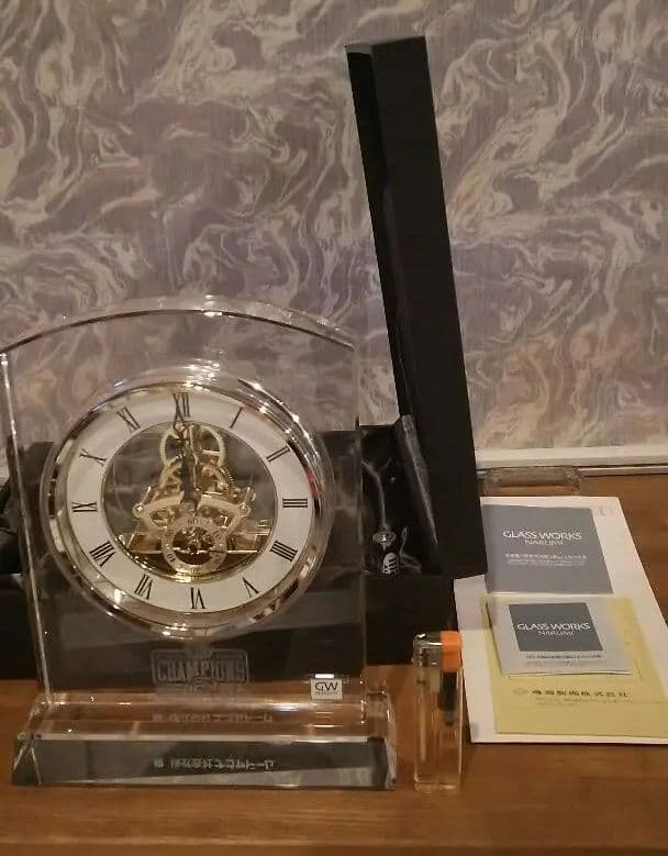 ドラゴンズセ・リーグ連覇記念！マルカート スケルトンクロック【未使用】