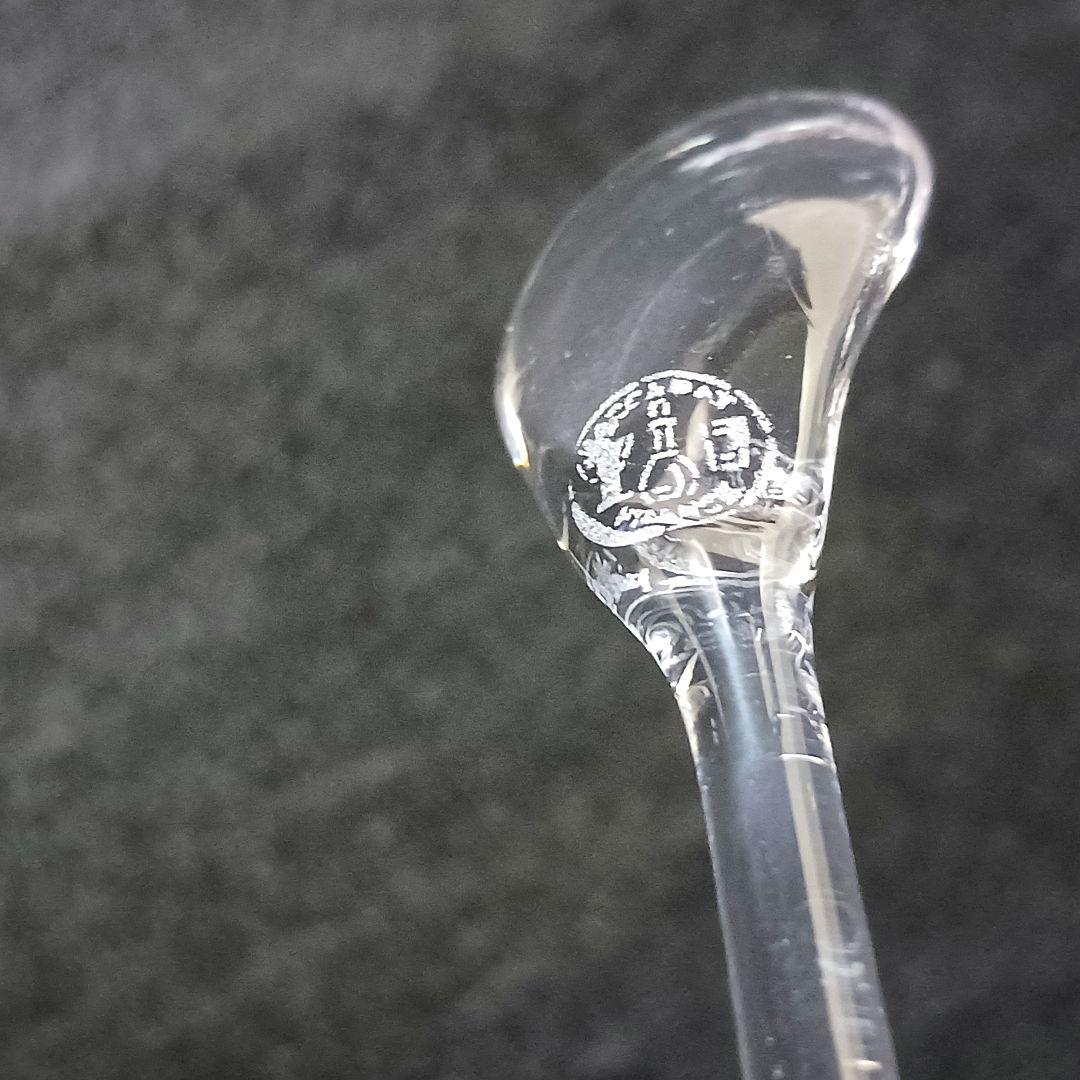 Y2255-4 バカラ ミズーリ ジャムポット スプーン付き クリスタル