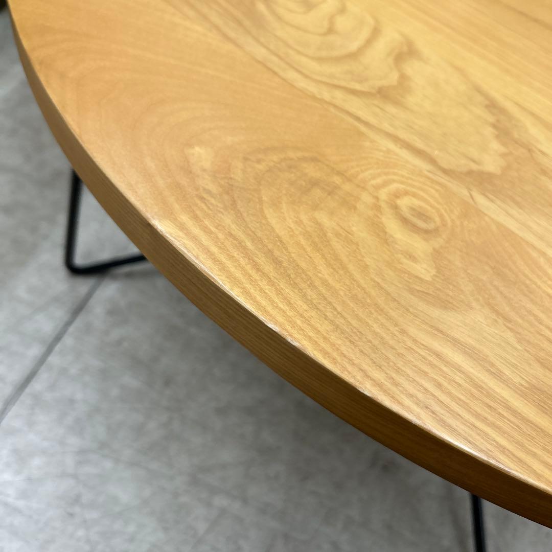 アッシュローテーブル 丸テーブル 丸 テーブル ローテーブル