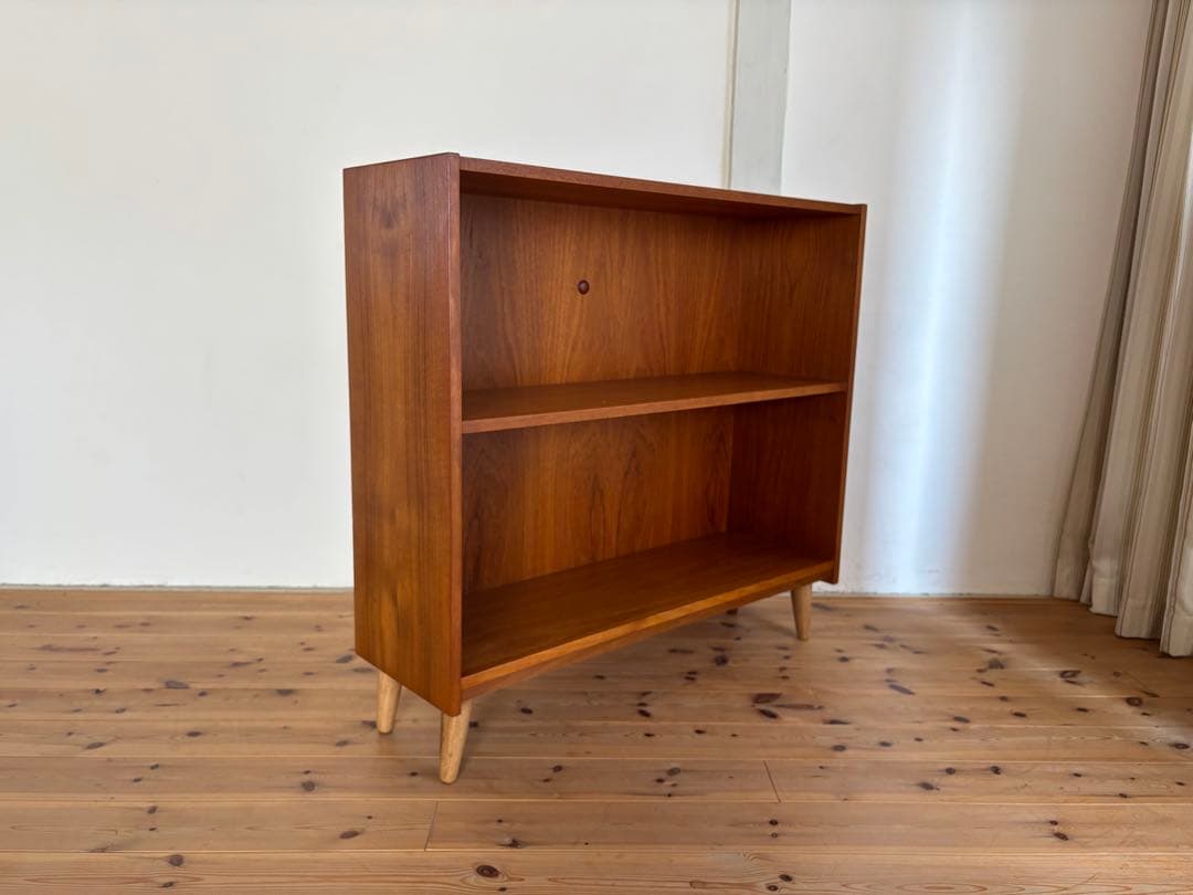 北欧ヴィンテージ　デンマーク　チーク　シェルフ