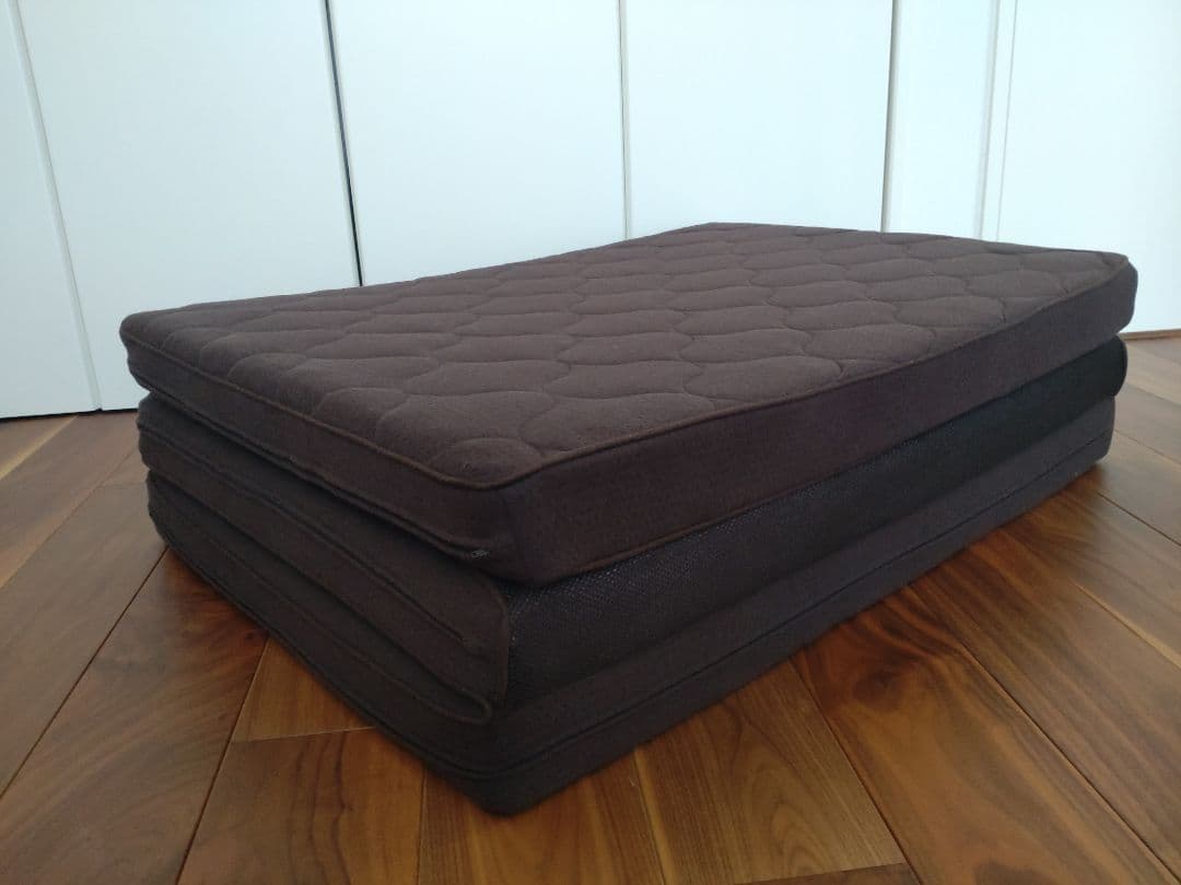 【58n】アイリスオーヤマ　エアリーマットレス　HG90-S　茶②