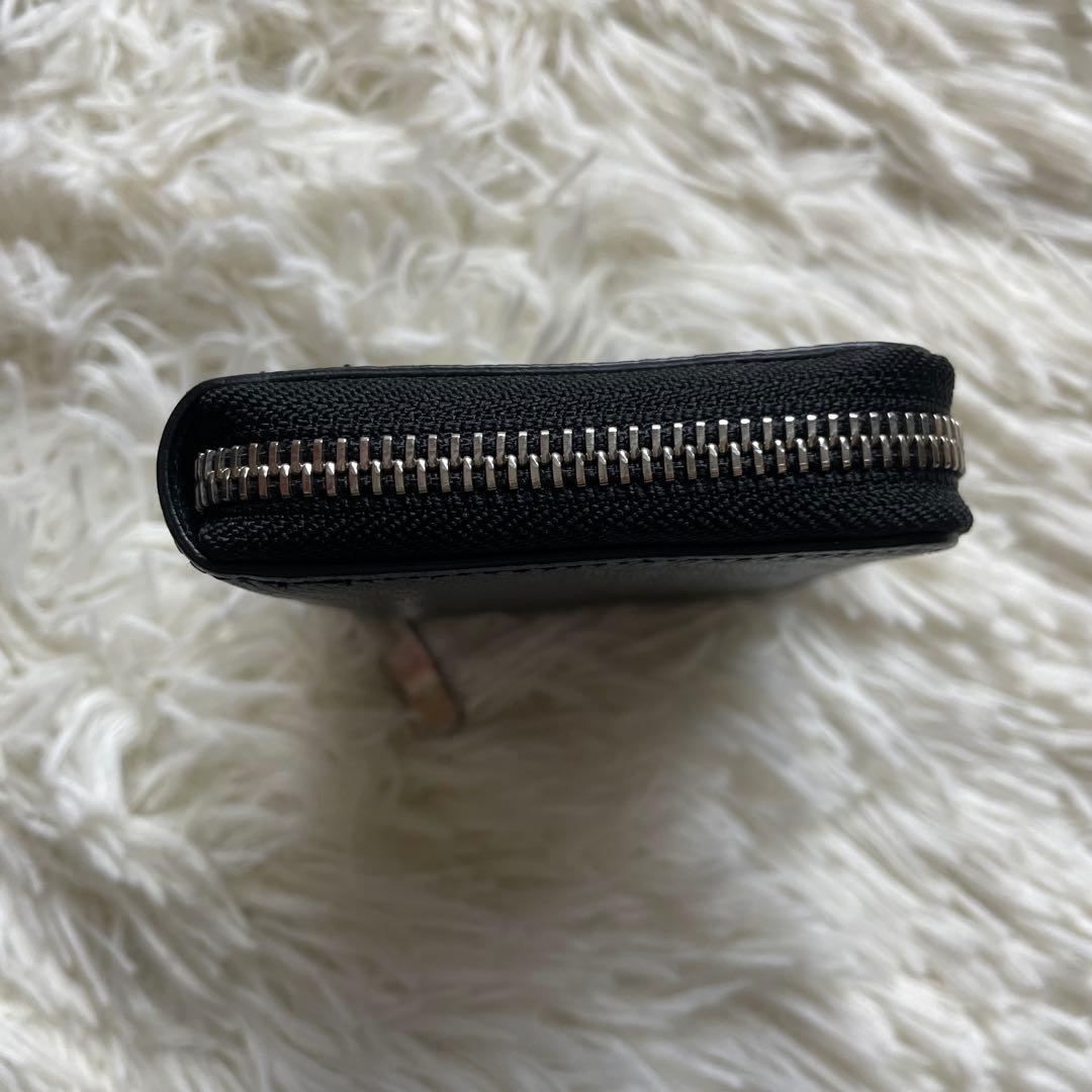 ペッレモルビダ ケース 財布 ラウンドファスナー サフィアーノ ブラック