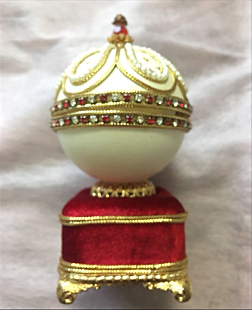 値引き済み　昭和レトロ デッドストック  エッグアート 三協オルゴール