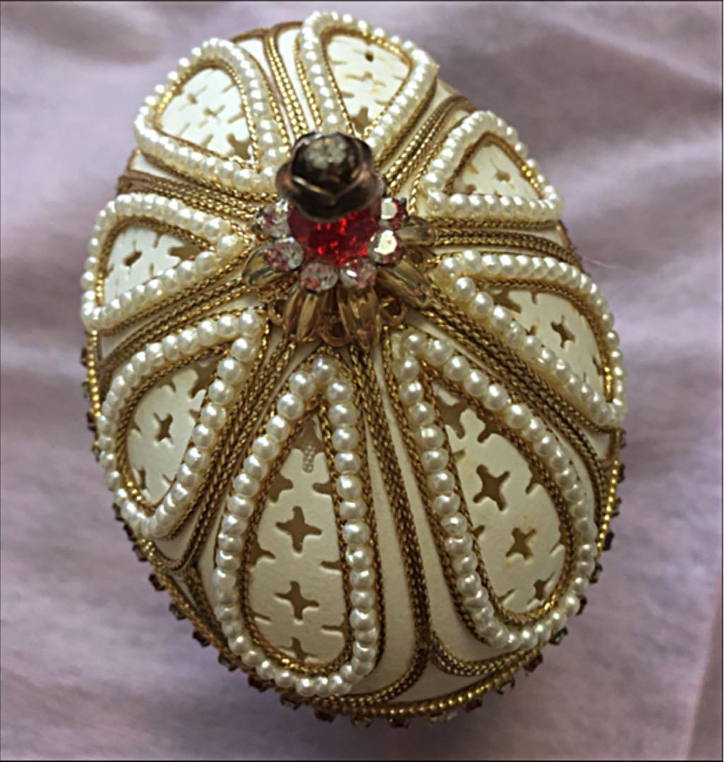 値引き済み　昭和レトロ デッドストック  エッグアート 三協オルゴール