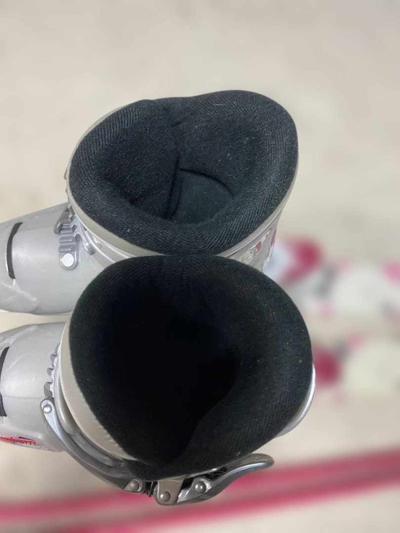 ダイナスター 140cm ブーツ23cm ストック調整式スキーセット 中古