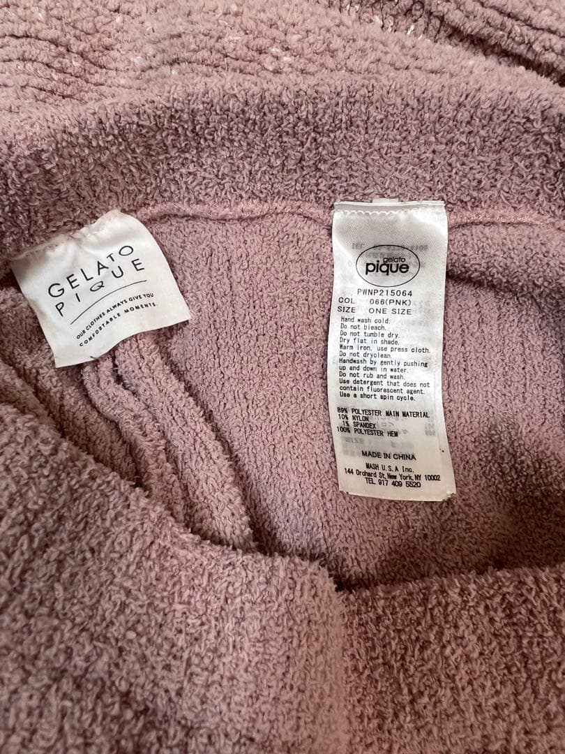 gelato piqueジェラートピケパジャマアランネップBIGパーカ　レギンス