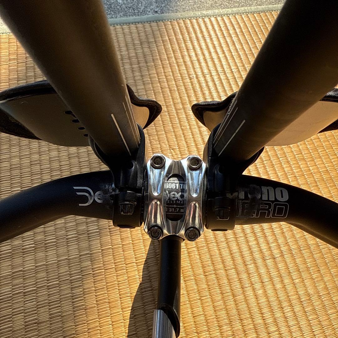 DEDA パラボリカDHバー エアロバー アームレスト付とOVALの可変式ステム