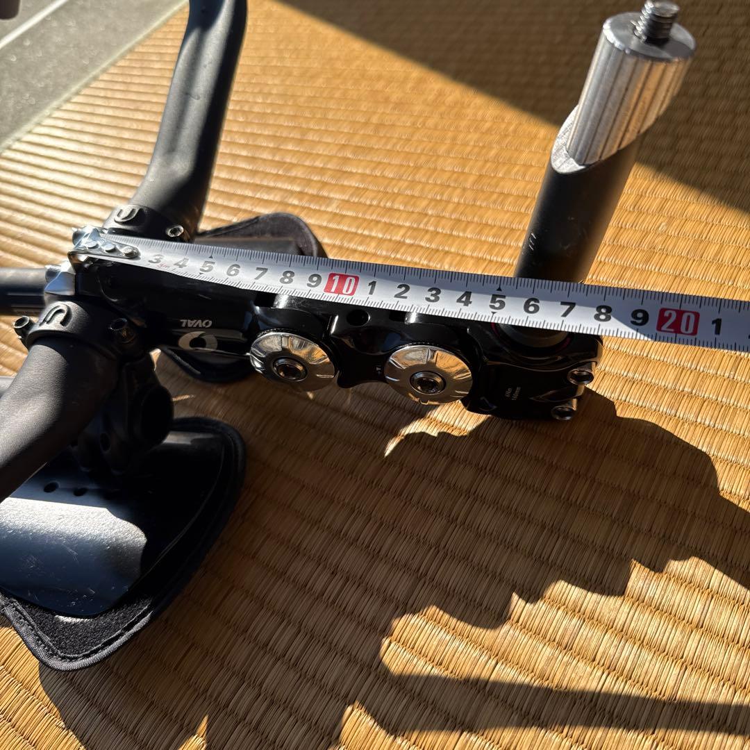 DEDA パラボリカDHバー エアロバー アームレスト付とOVALの可変式ステム