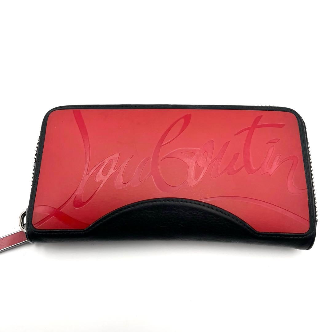 クリスチャン ルブタン 長財布 パネトーネ ラバーソール デカロゴ レザー