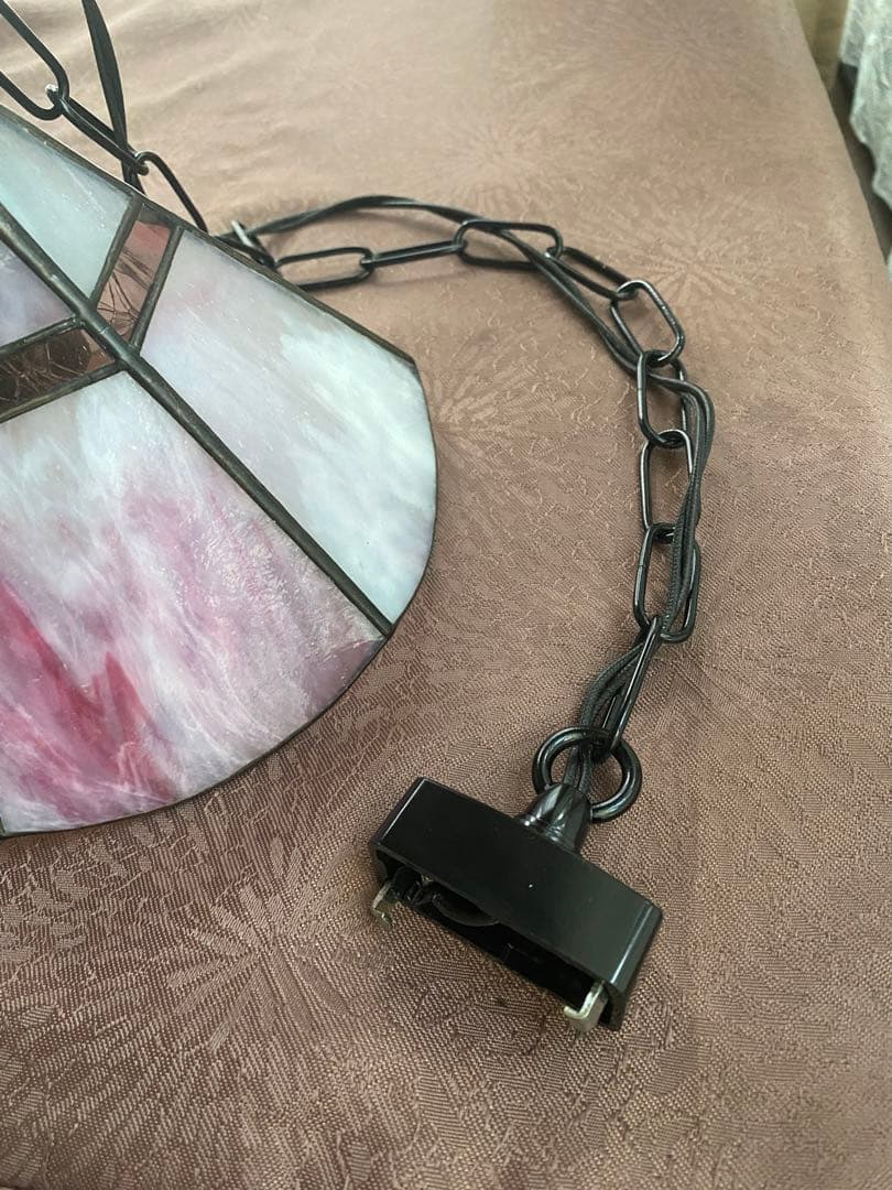 ステンドガラスペンダントライト 装飾工芸品規格（ミニステンドグラス付き）