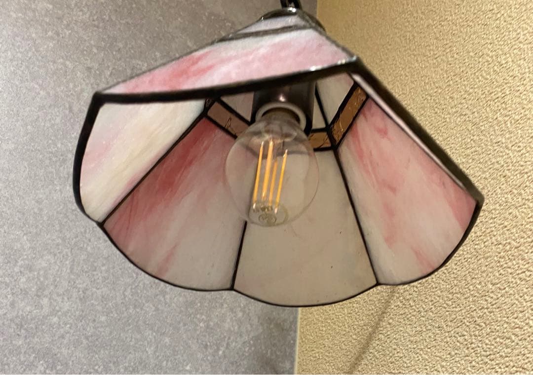 ステンドガラスペンダントライト 装飾工芸品規格（ミニステンドグラス付き）