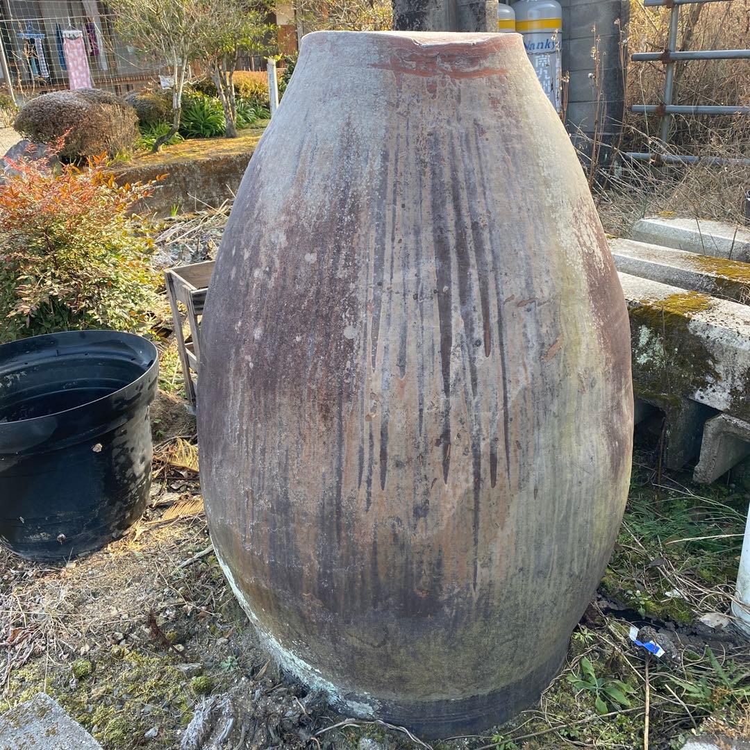 アンティーク★昭和初期　亀壺　超超特大　高さ120㎝弱　当時の物　古道具　骨董品