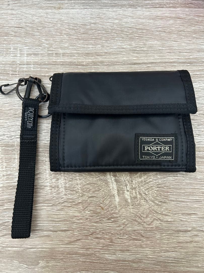 PORTER ブラック 二つ折り財布 555-06440