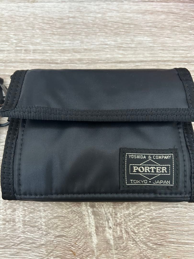 PORTER ブラック 二つ折り財布 555-06440