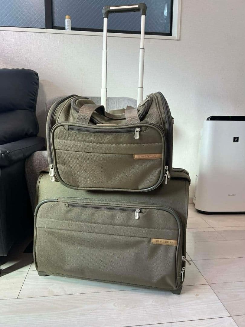 定価14万円・[Briggs & Riley] ガーメントバッグ ベースライン