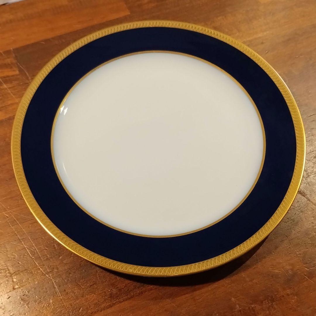 大倉陶園　瑠璃　エンボス 皿　プレート　約25.8cm 6枚