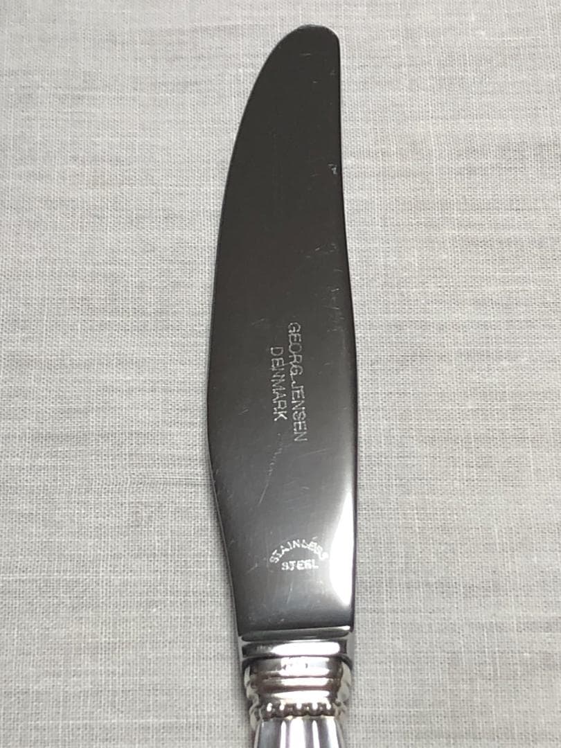 美品 ジョージジェンセン ACORN ディナーナイフ STERLING ②