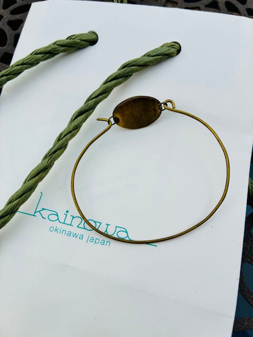 【未使用】kainowa 夜光貝 ブレスレット