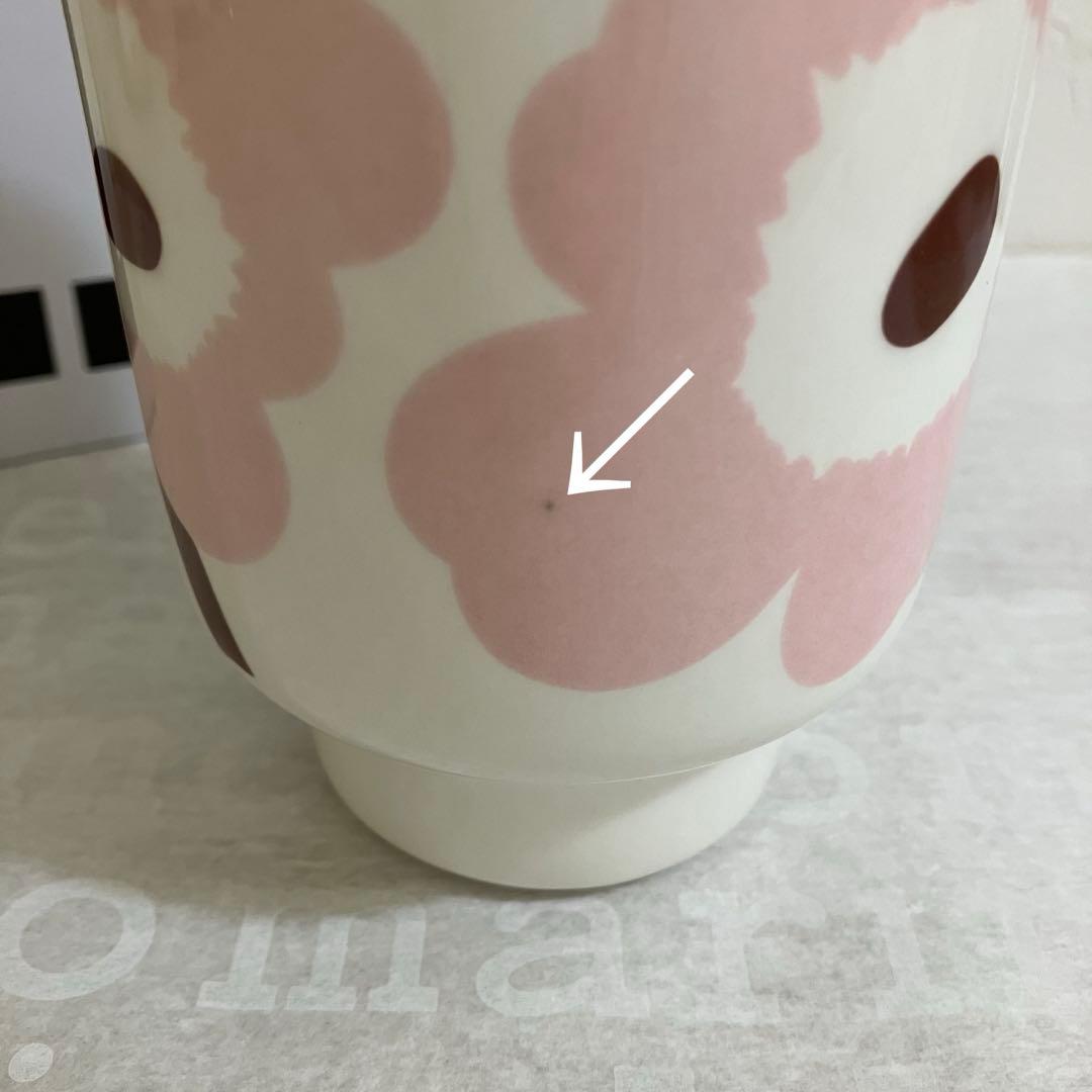 訳あり品③ マリメッコ　ウニッコ　フラワーベース　新品