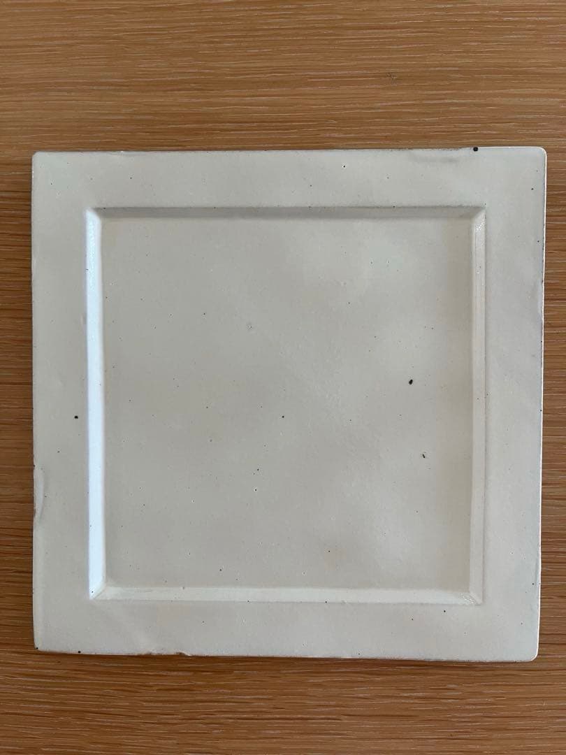 桑原哲夫　四角皿　大小2枚セット