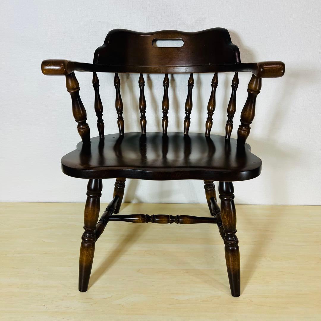 飛騨産業 キツツキ ダイニングチェア アンティーク イス 椅子 アームチェア