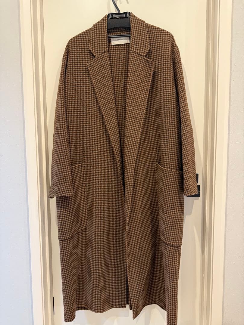 TODAYFUL チェック柄　チェスターコート　36