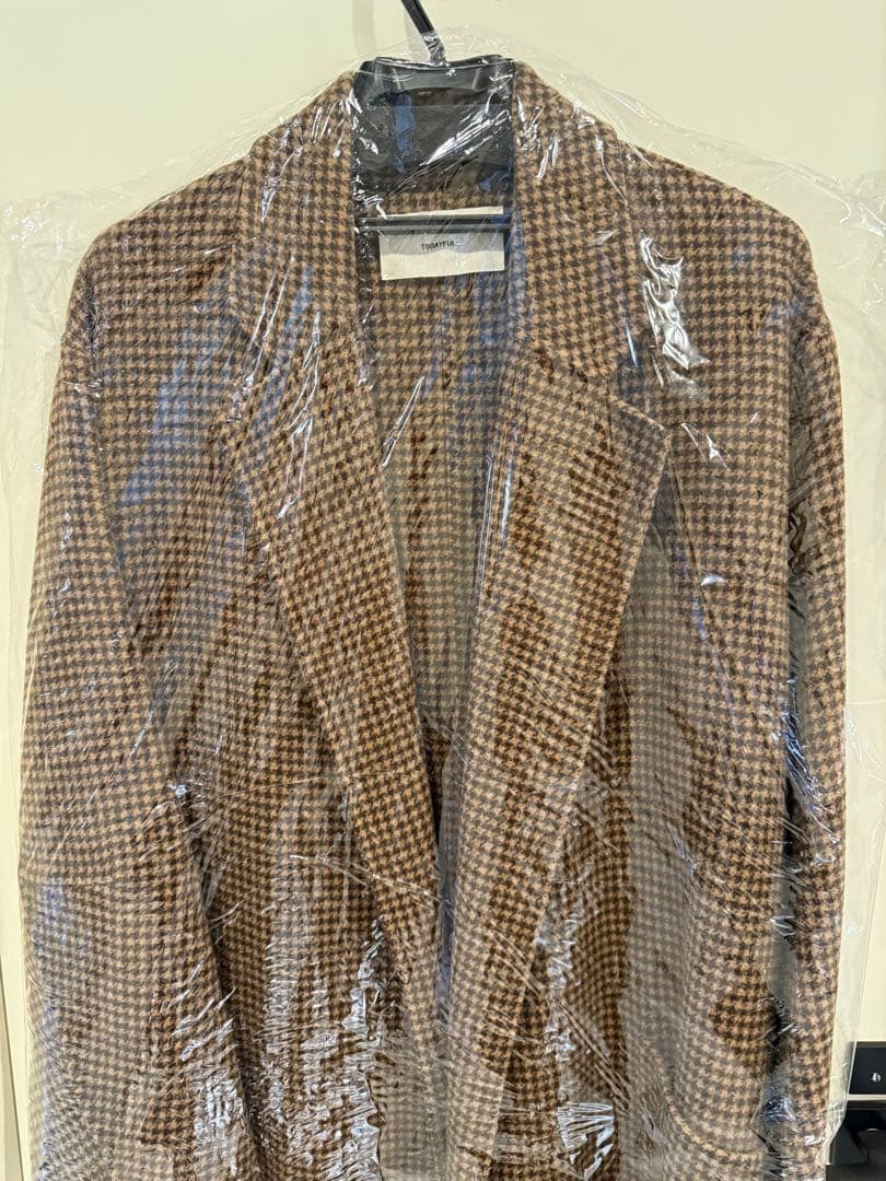 TODAYFUL チェック柄　チェスターコート　36