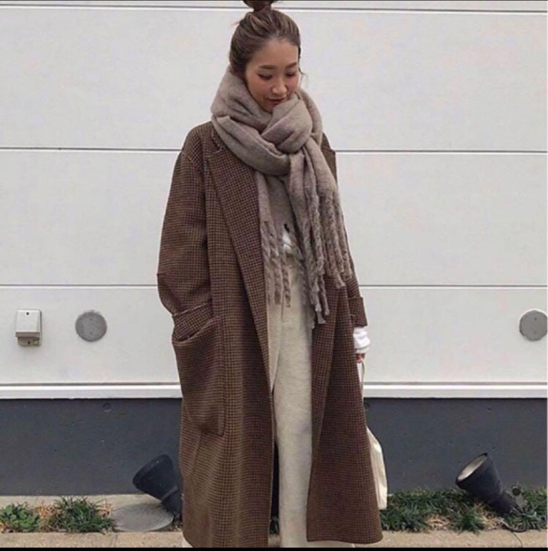 TODAYFUL チェック柄　チェスターコート　36