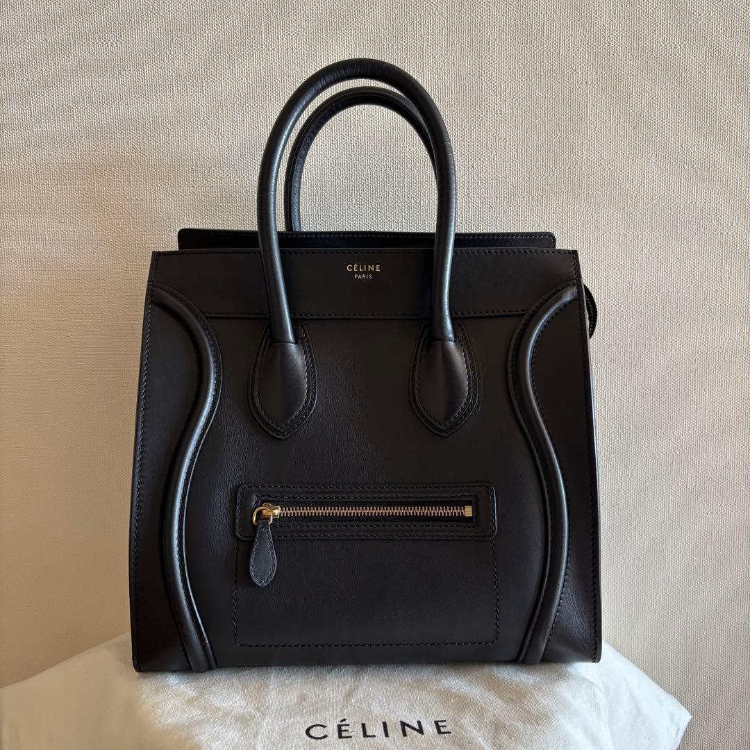 CELINE セリーヌ　ラゲージ　ミニ　ブラック