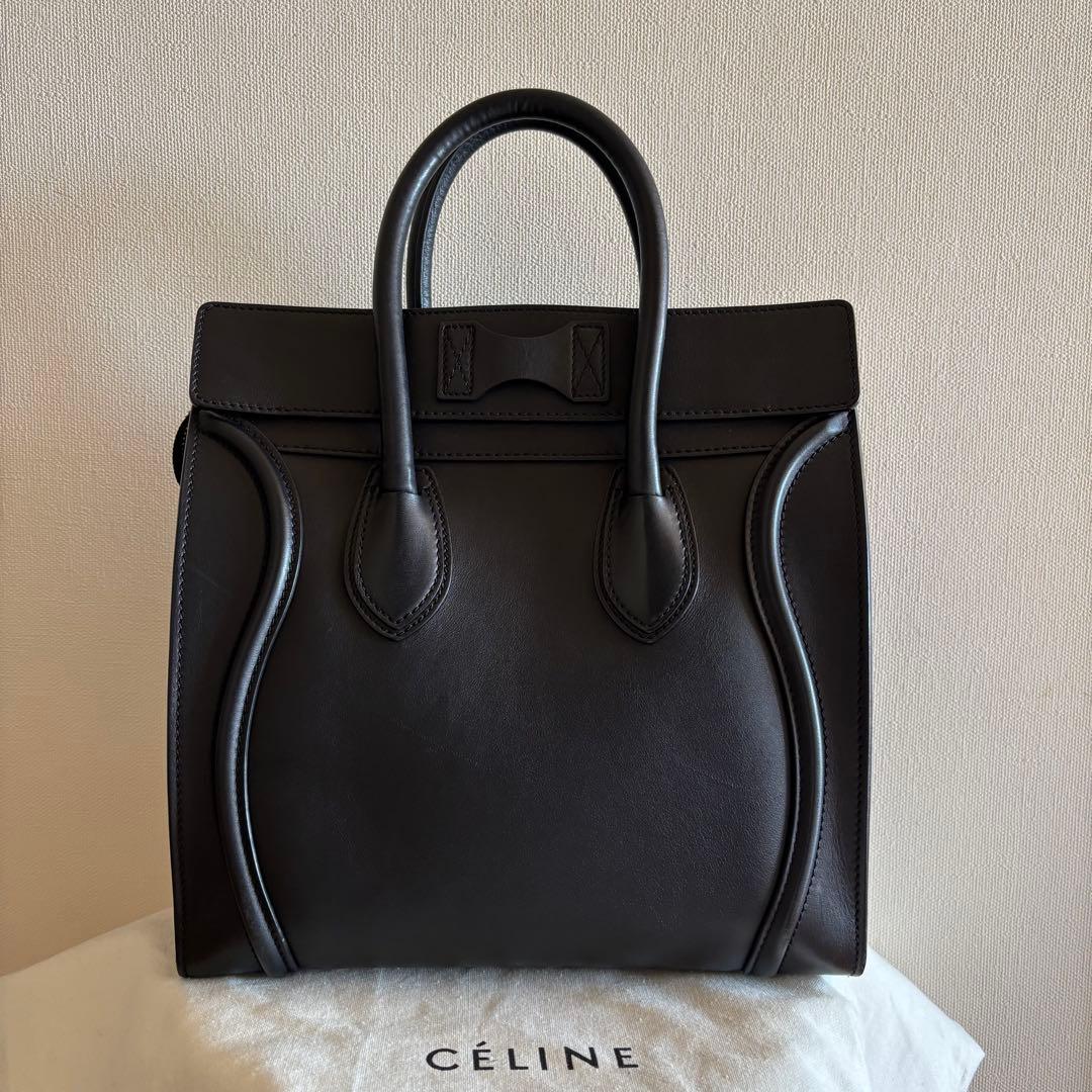 CELINE セリーヌ　ラゲージ　ミニ　ブラック