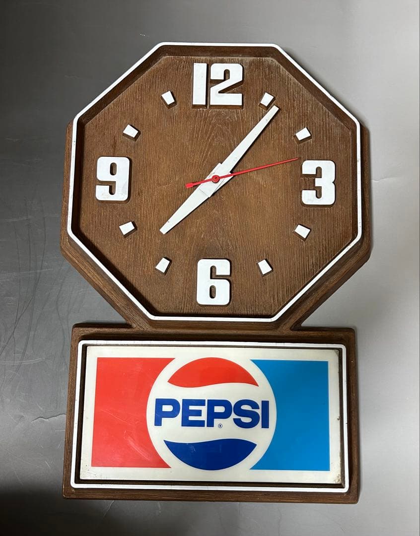 #150 ビンテージ PEPSI COLA ペプシコーラ 壁掛け時計/1986年