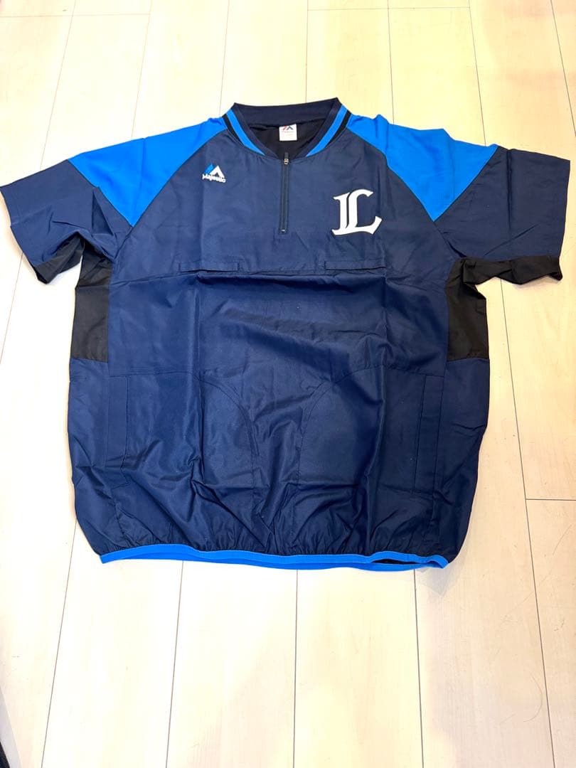 埼玉西武ライオンズ 野球トレーニングウェア 半袖 サイズXL マジェスティック