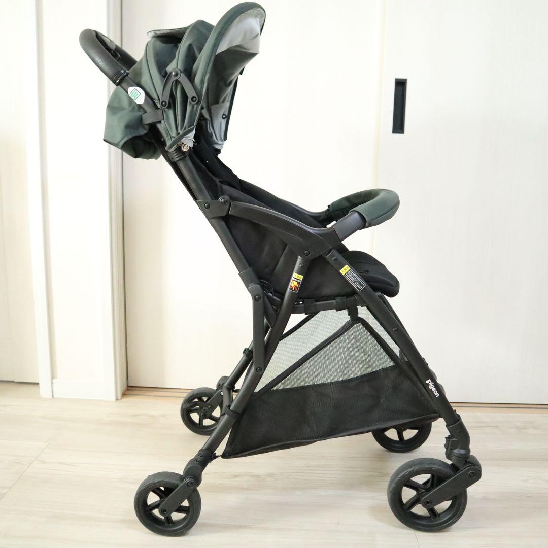 ベビーザらス限定★ピジョン ビングル BB3 ベビーカー サンシェード付 マリモ