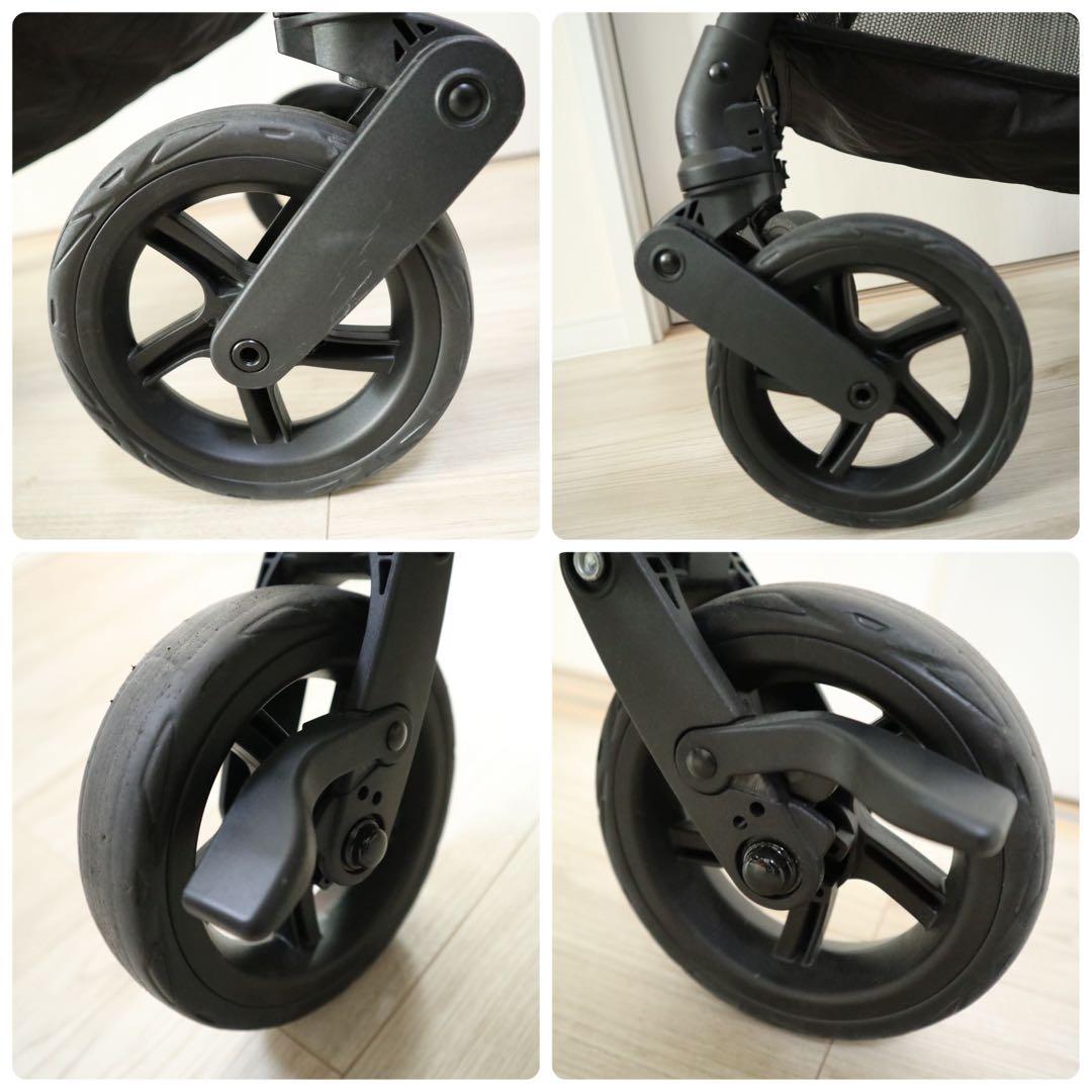 ベビーザらス限定★ピジョン ビングル BB3 ベビーカー サンシェード付 マリモ