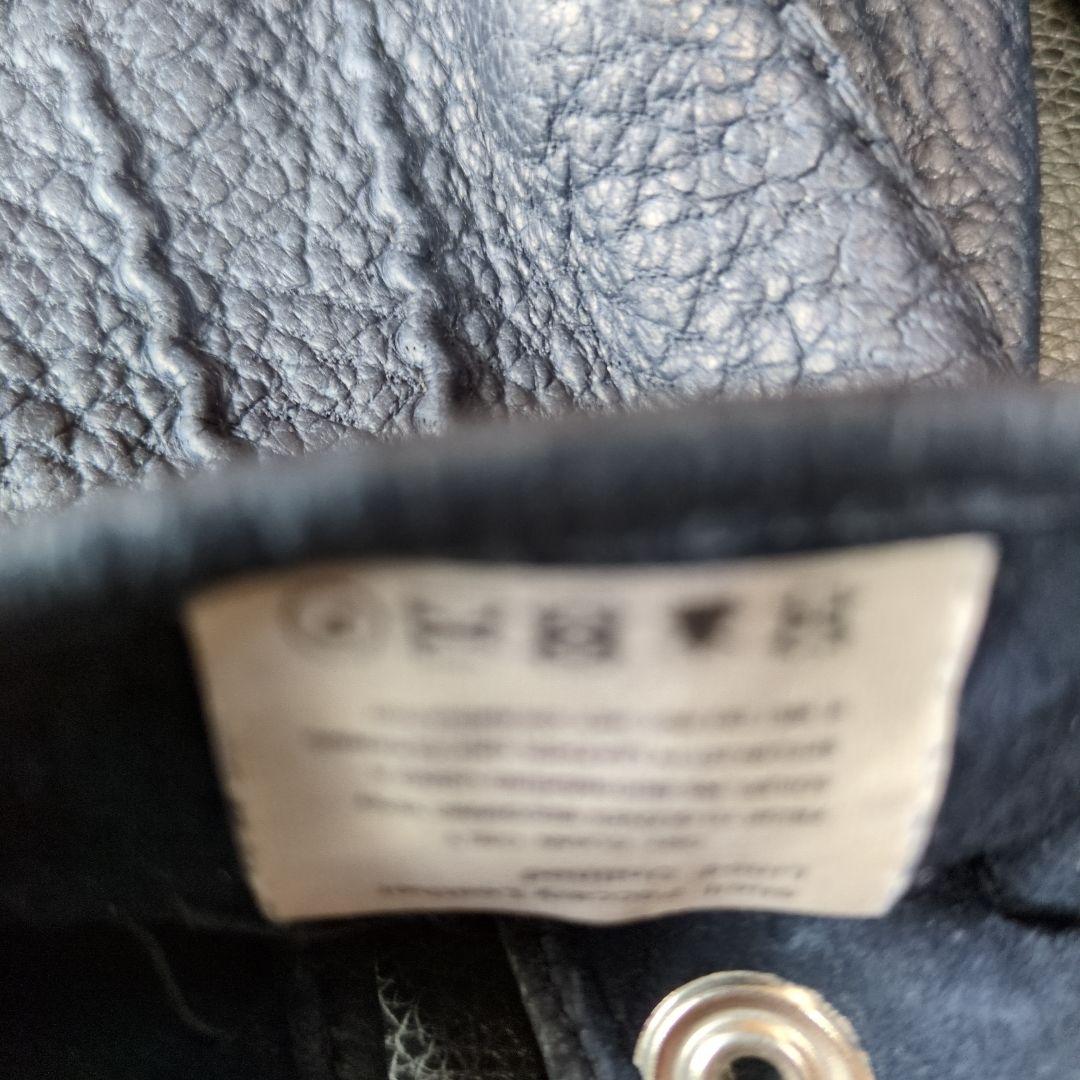 小物 DENTS MEN'S LEATHER GLOVE PECCARY NAVY