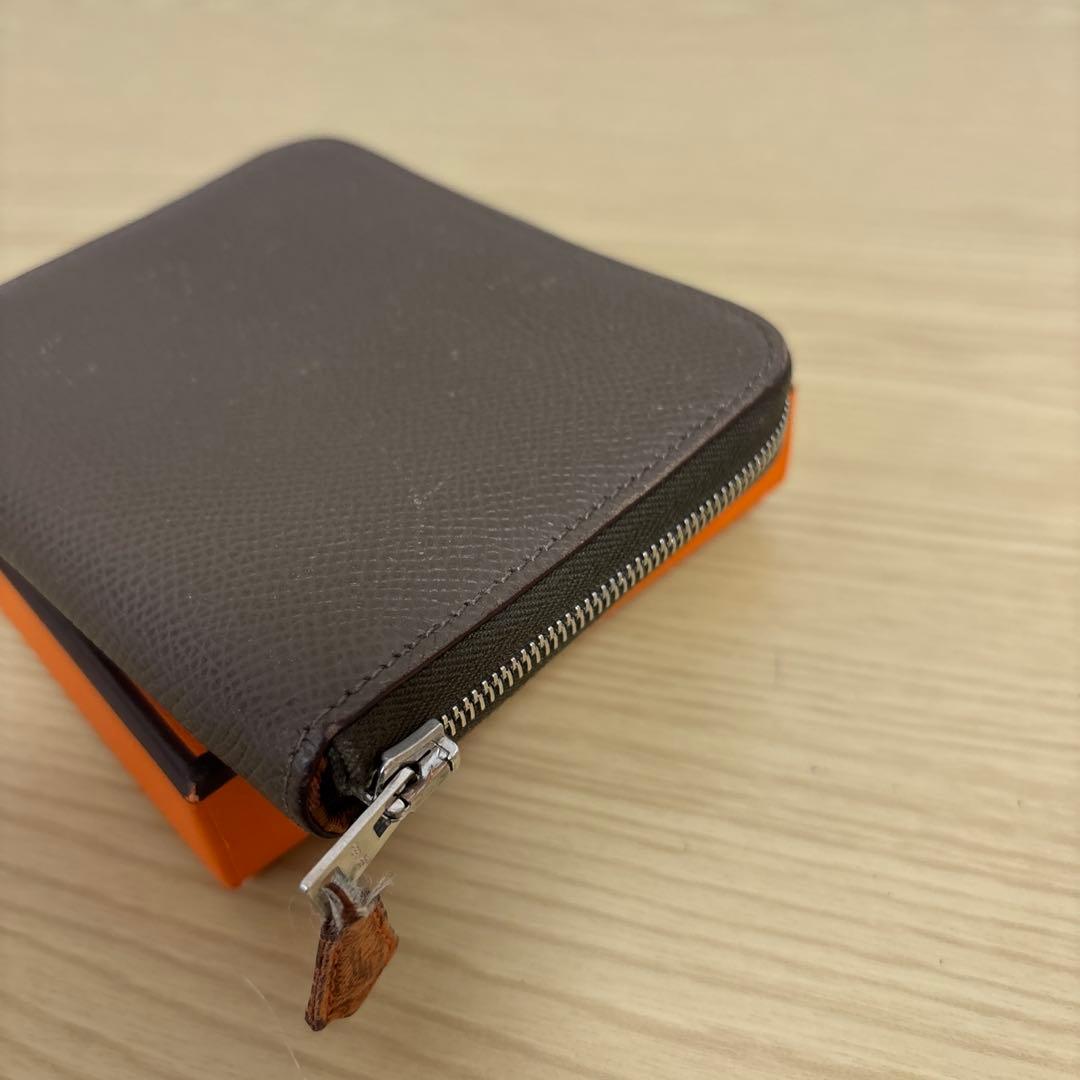 HERMESブラウンレザーケース 箱付き