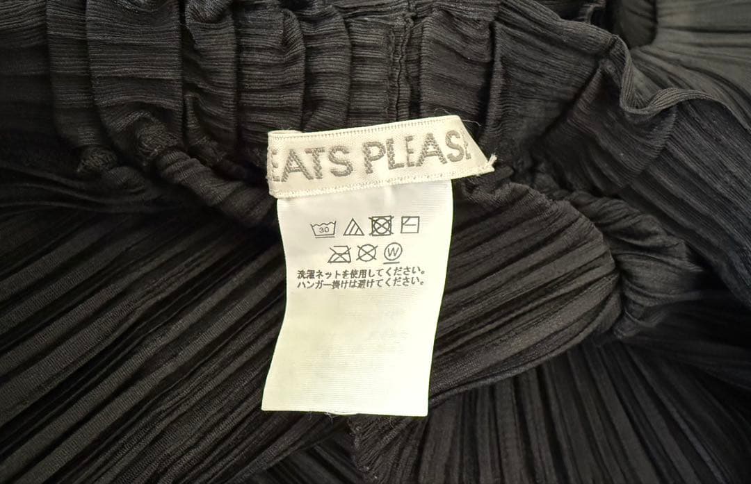 プリーツプリーズ バウンス シッカー ブラック キュロット