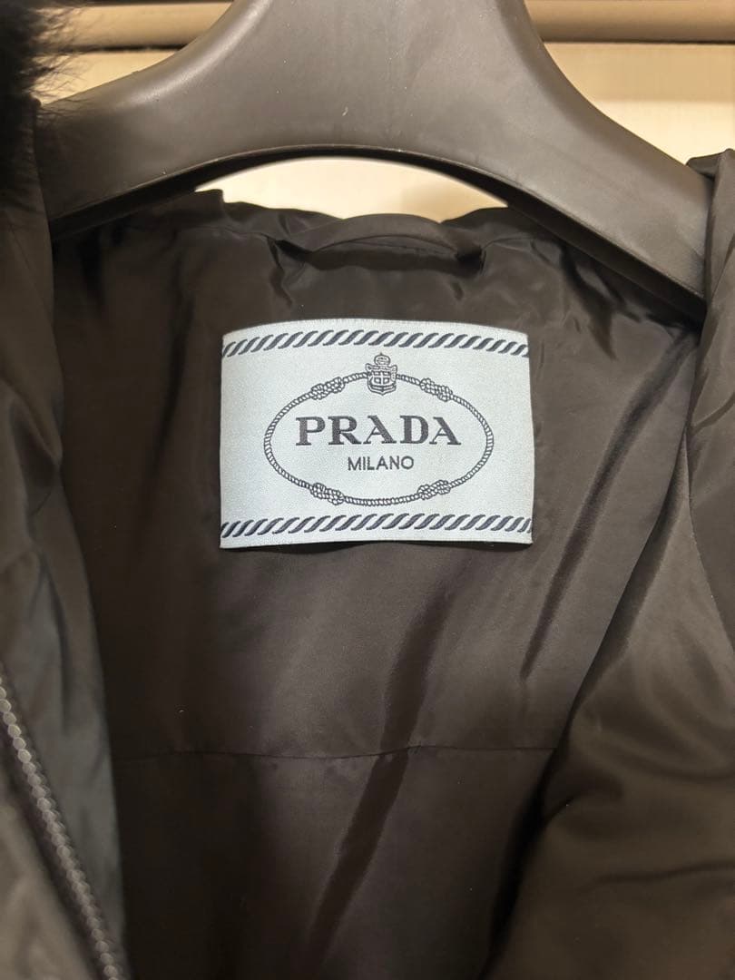 美品♡PRADAフォックスファーダウンコート