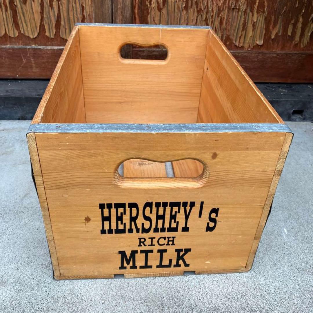 HERSHEY’S MILK ビンテージ 木箱 ウッドボックス レトロ