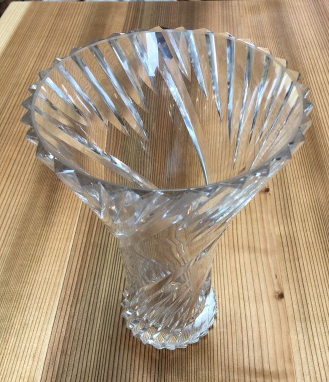 カガミクリスタル 花瓶 F306-810 箱付