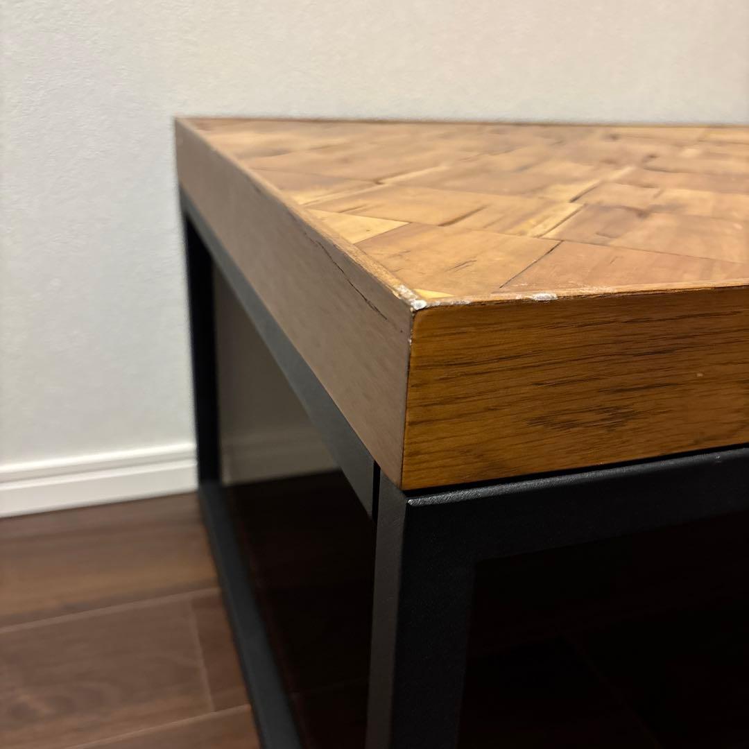 ニトリ　ロウバストウッドセンターテーブル