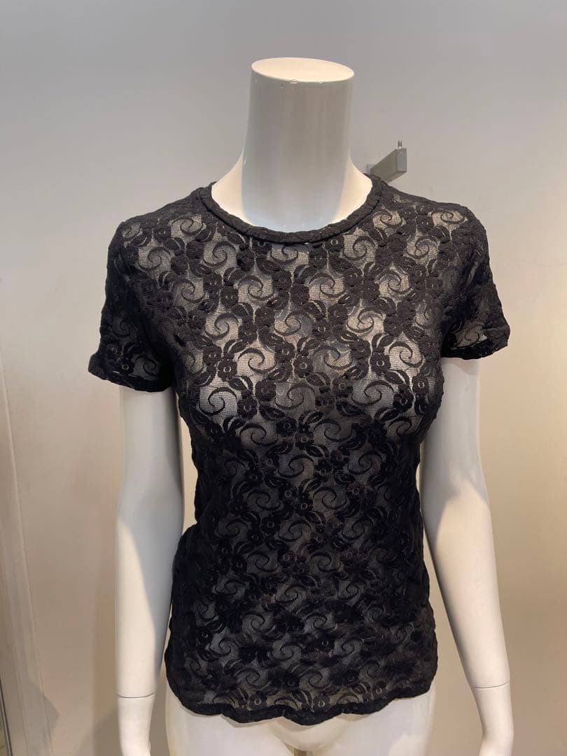 SALE‼️JEAN PAUL GAULTIER レースCSブラック Mサイズ