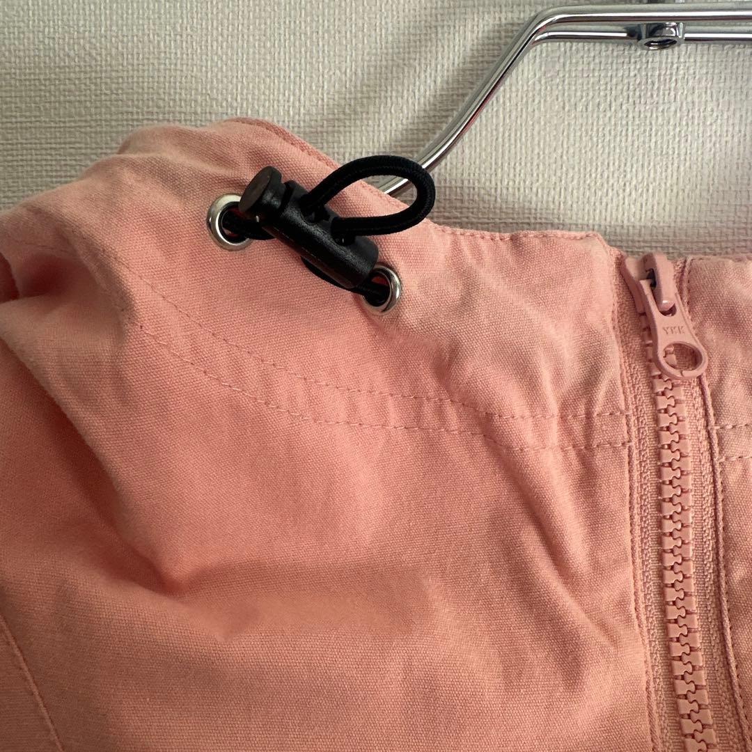 BOTT フード付きピンクアウター(コットン素材)