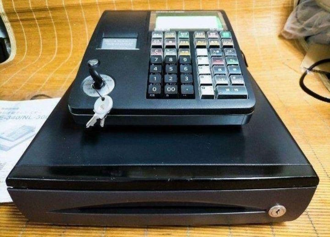カシオレジスター　TE-340/NL300　フル設定無料　900001