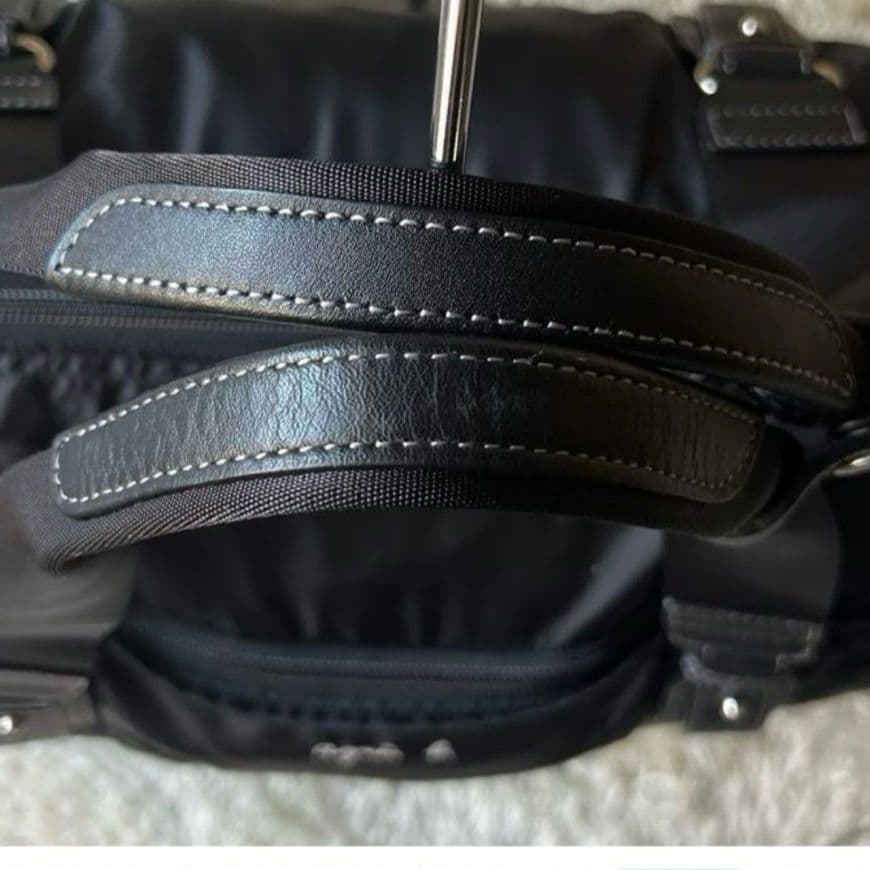 agnesb アニエスベー 2way ボストンバッグ ロゴ刺繍　ナイロン 大容量