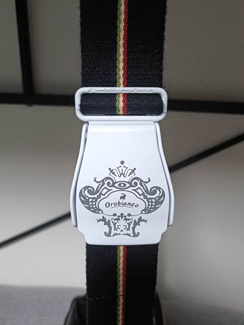 Orobianco LIMONTA 赤×黒 レザー メンズ ボディバッグ