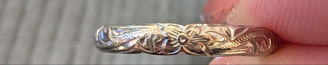 KoaNani 14K ホワイトゴールド リング