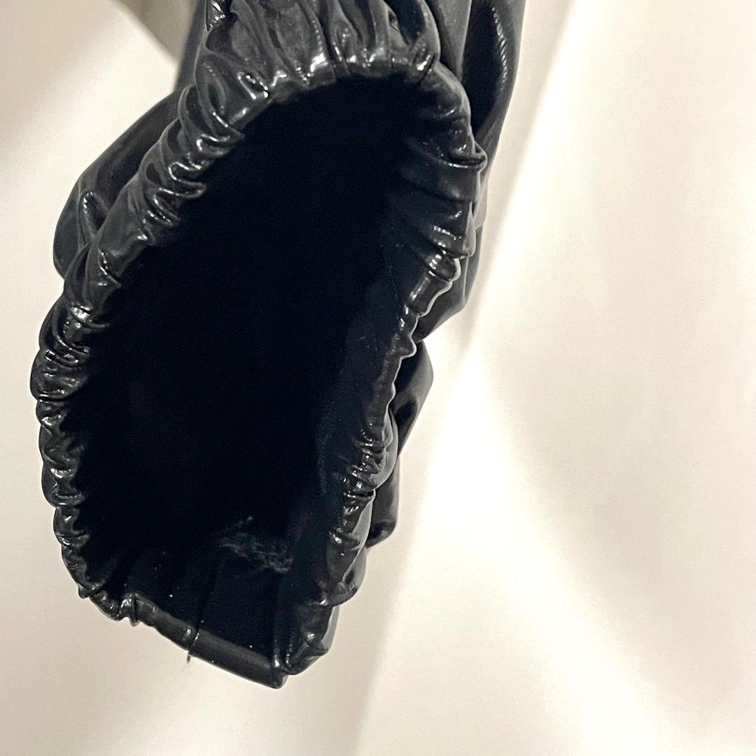 NIKE ナイロンエナメルプルオーバーシャツ 刺繍ロゴ 野球ピステ 黒 M