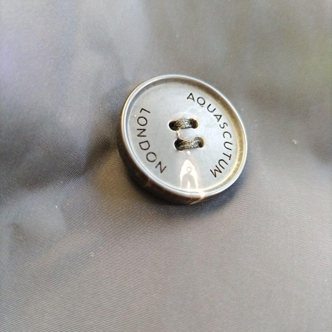 美品♡アクアスキュータム レディース トレンチコート ネイビー 44 XL